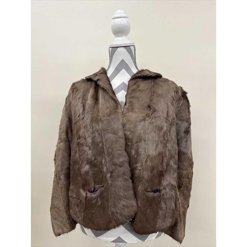 Vintage Brown Marilyn Furs Shawl Red Inside Interior Indy Indianapolis USA